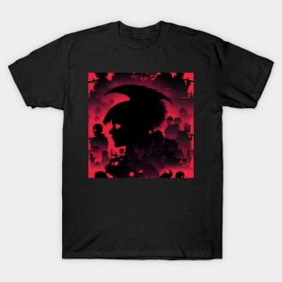 Necropunk girl art T-Shirt